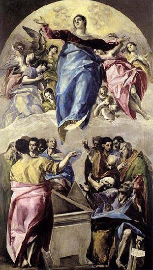 El Greco The Assumption of the Virgin oil painting picture